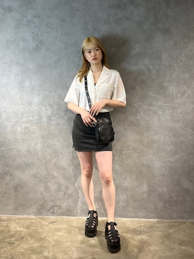 片岡玲菜さん(レディース・165cm)の春コーディネート