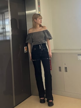 片岡玲菜さん（レディース・165cm）の春コーディネート