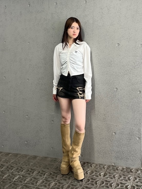 片岡玲菜さん(レディース・165cm)の夏コーディネート