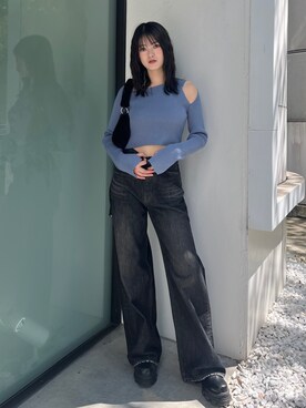 片岡玲菜さん(レディース・165cm)の秋コーディネート