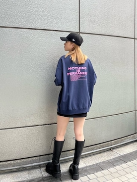 片岡玲菜さん（レディース・165cm）の秋コーディネート