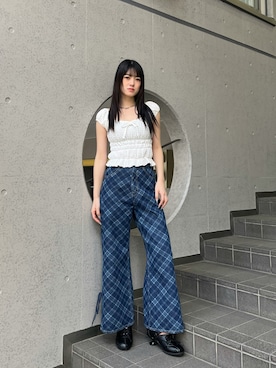 片岡玲菜さん(レディース・165cm)の春コーディネート