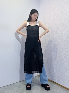 片岡玲菜さん（レディース・165cm）の夏コーディネート