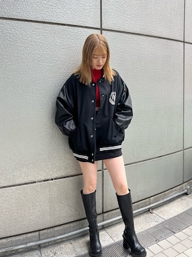 片岡玲菜さん(レディース・165cm)の秋コーディネート