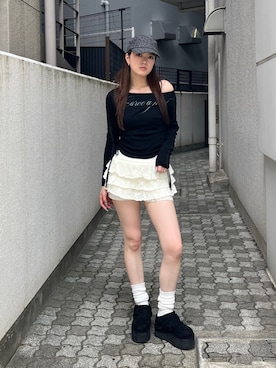 片岡玲菜さん(レディース・165cm)の夏コーディネート