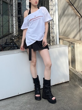 「EMODA（エモダ）のアイテム」を使った、片岡玲菜さん（レディース・165cm）の春コーディネート