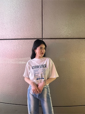 片岡玲菜さん（レディース・165cm）の春コーディネート