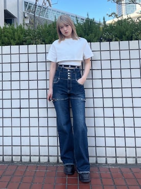 片岡玲菜さん(レディース・165cm)の春コーディネート