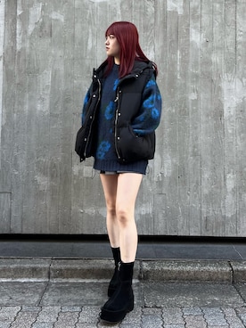 片岡玲菜さん（レディース・165cm）の秋コーディネート