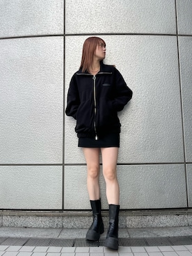 片岡玲菜さん（レディース・165cm）の秋コーディネート