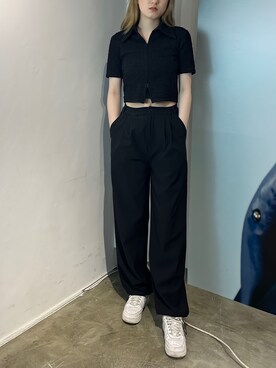 片岡玲菜さん(レディース・165cm)の春コーディネート