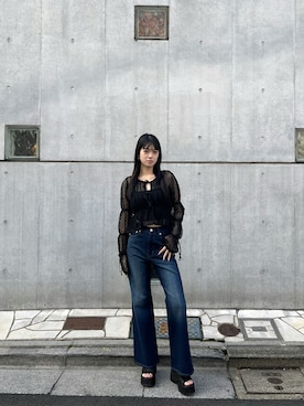 片岡玲菜さん(レディース・165cm)の春コーディネート