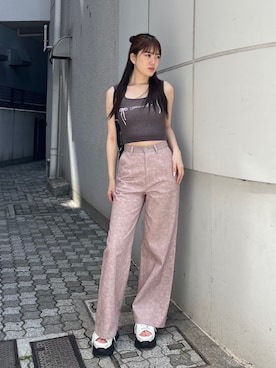 片岡玲菜さん(レディース・165cm)の夏コーディネート