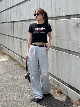 片岡玲菜さん(レディース・165cm)の夏コーディネート