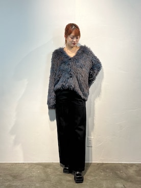 片岡玲菜さん（レディース・165cm）の秋コーディネート