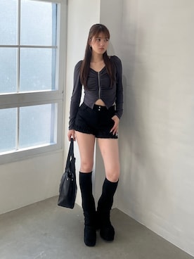 片岡玲菜さん(レディース・165cm)の秋コーディネート