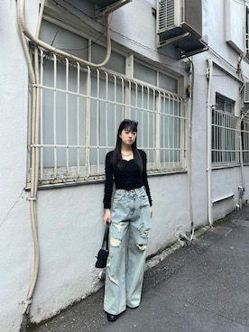 片岡玲菜さん（レディース・165cm）の冬コーディネート