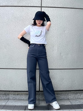 片岡玲菜さん（レディース・165cm）の夏コーディネート