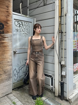 片岡玲菜さん(レディース・165cm)の春コーディネート