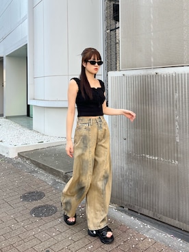 片岡玲菜さん(レディース・165cm)の春コーディネート