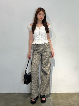 片岡玲菜さん(レディース・165cm)の夏コーディネート