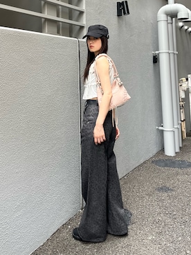 片岡玲菜さん（レディース・165cm）の夏コーディネート