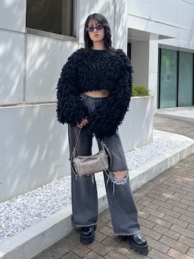 片岡玲菜さん（レディース・165cm）の秋コーディネート