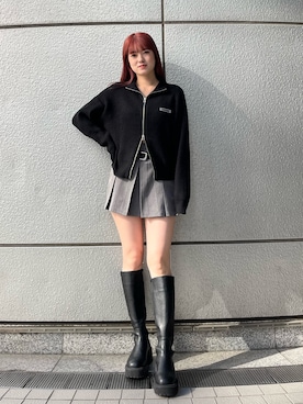 片岡玲菜さん(レディース・165cm)の秋コーディネート