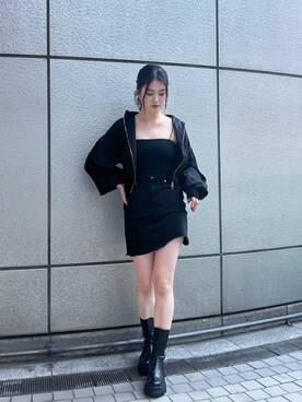片岡玲菜さん（レディース・165cm）の夏コーディネート