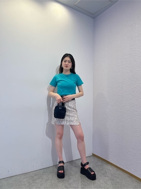 片岡玲菜さん(レディース・165cm)の夏コーディネート