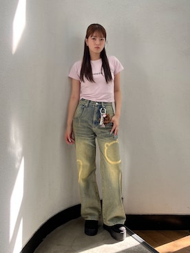 片岡玲菜さん（レディース・165cm）の夏コーディネート