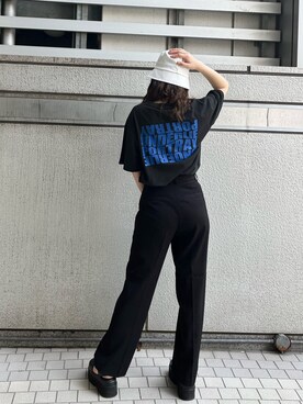 片岡玲菜さん(レディース・165cm)の夏コーディネート