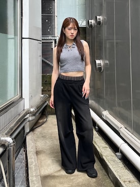 片岡玲菜さん(レディース・165cm)の夏コーディネート