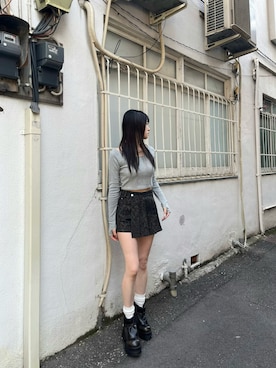 片岡玲菜さん（レディース・165cm）の冬コーディネート