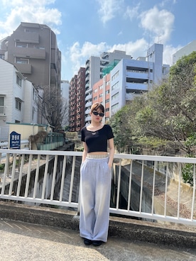 片岡玲菜さん（レディース・165cm）の春コーディネート