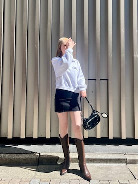 片岡玲菜さん（レディース・165cm）の春コーディネート