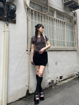 片岡玲菜さん（レディース・165cm）の夏コーディネート