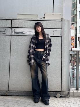 片岡玲菜さん（レディース・165cm）の秋コーディネート