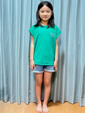 mmmmeimiemmmさん（キッズ・132cm）の夏コーディネート