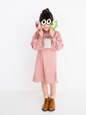 「POMPKINS（ポプキンズ）のアイテム」を使った、mmmmeimiemmmさん（キッズ・132cm）の夏コーディネート