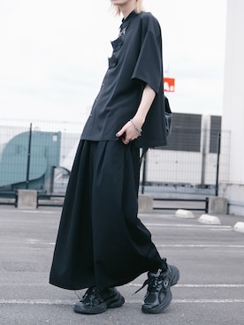 「BISHOOL（ビシュール）のアイテム」を使った、96ladさん（メンズ・176cm）の春コーディネート
