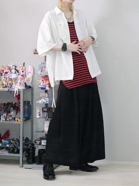「Jieda（ジエダ）のアイテム」を使った、96ladさん（メンズ・176cm）の夏コーディネート
