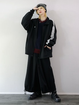 「NEW ROCK（ニューロック）のアイテム」を使った、96ladさん（メンズ・176cm）の春コーディネート