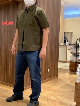 「アイテム（シャツ/ブラウス）」を使った、BRICK HOUSE シャツ工房 南砂町スナモ店さん（メンズ・185cm）の夏コーディネート