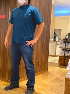 「アイテム（シャツ/ブラウス）」を使った、BRICK HOUSE シャツ工房 南砂町スナモ店さん（メンズ・186cm）の夏コーディネート