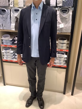 BRICK HOUSE シャツ工房 甲斐双葉ラザウォーク店さん(メンズ・177cm)の夏コーディネート