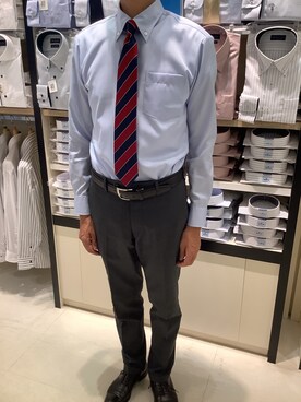 BRICK HOUSE シャツ工房 甲斐双葉ラザウォーク店さん（メンズ・177cm）の夏コーディネート