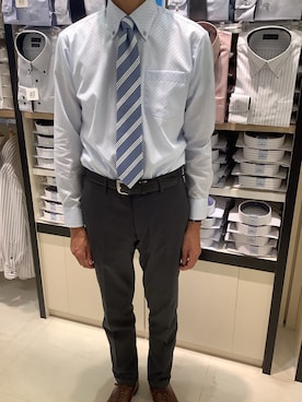 BRICK HOUSE シャツ工房 甲斐双葉ラザウォーク店さん（メンズ・177cm）の秋コーディネート