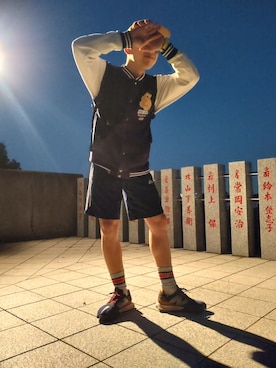 「アイテム（ソックス/靴下）」を使った、wさん（メンズ・170cm・20代）の秋コーディネート