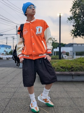 「アイテム（ソックス/靴下）」を使った、wさん（メンズ・170cm）の秋コーディネート